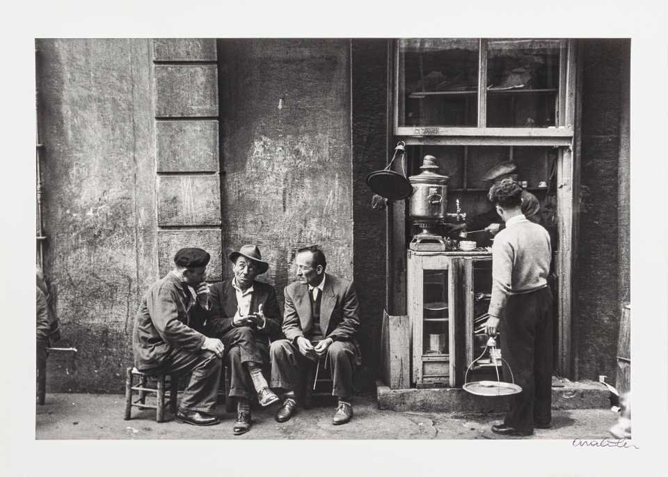 “Corner cafe at Beyoglu’s Passage Hazzopulo,” 1966.