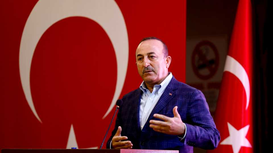 Libya’s UN-recognised government will agree to a cease-fire only if warlord Khalifa Haftar withdraws his forces from country’s central and western regions, the Turkish foreign minister Cavusoglu said, 2020, July 12.