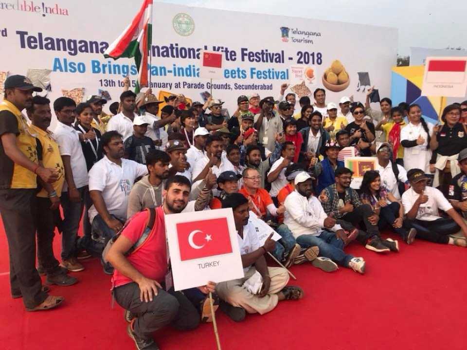 Zahit Mungan representing Turkey in India, 2018.