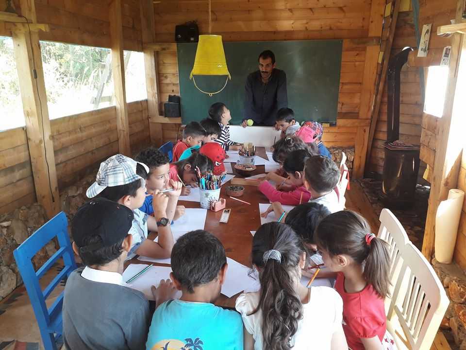 Fatih Kucuk and his students in Kas, Antalya.