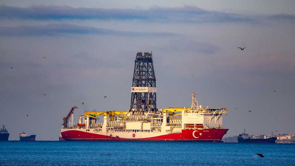 Turkey's drilling ship Fatih has been operating since late July in an exploration zone known as Tuna-1.