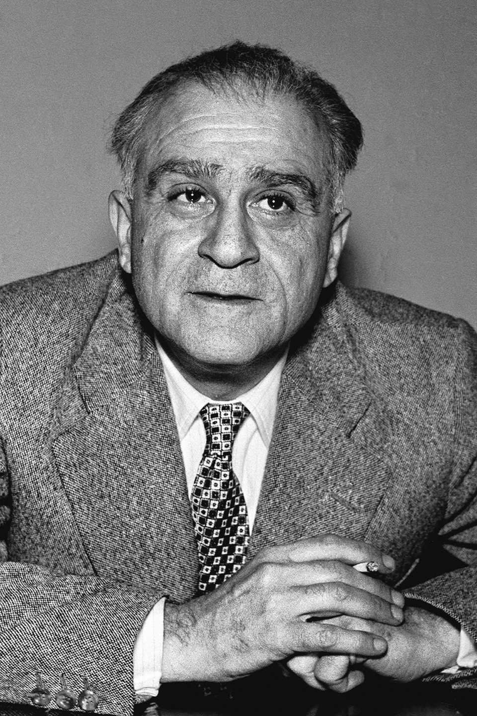 Portrait of Ahmet Hamdi Tanpinar (1901-1962) by Ara Guler.