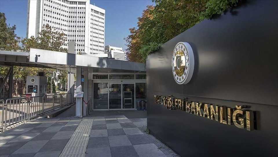 This undated photo shows Turkish Foreign Ministry, Ankara, Turkey.