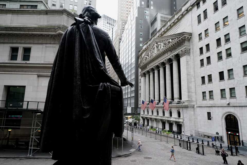 The New York Stock Exchange is pictured in the Manhattan borough of New York City, New York, U.S., October 2, 2020