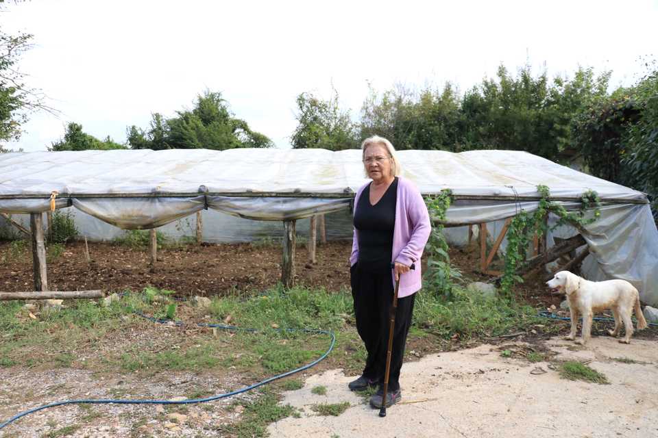 Nardane Kuscu at Narkoy, the family farm.