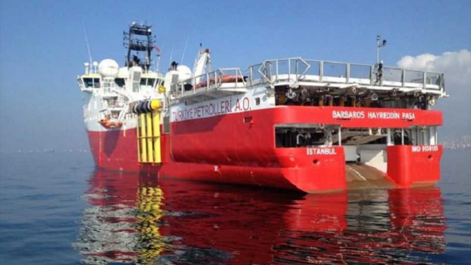 Turkey's first seismic vessel, Barbaros Hayrettin Pasa.
