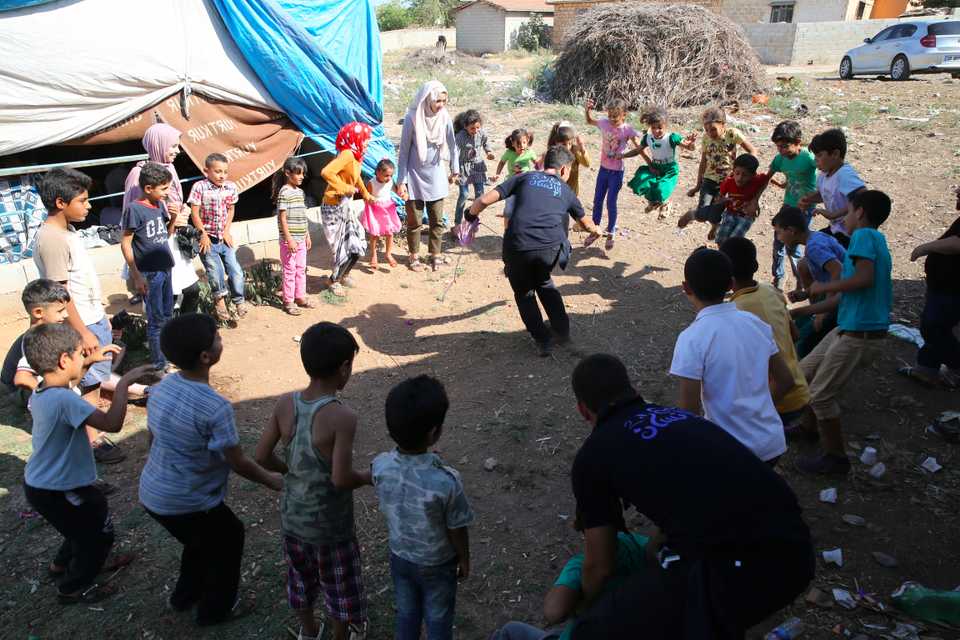 Syrian kids in Turkeys Reyhanli district. 