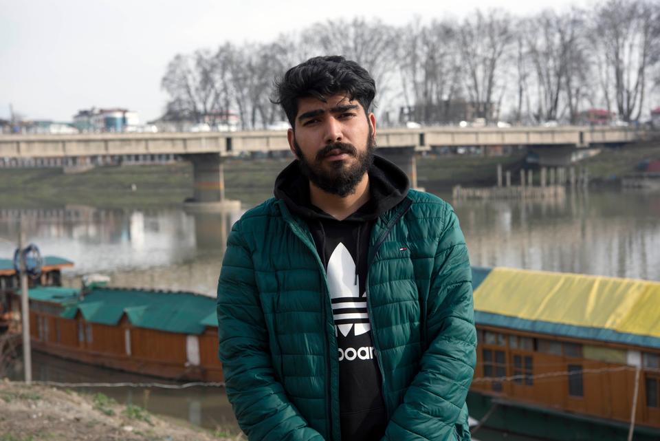 Ahmer Javed, a Kashmiri hip-hop artist released his album, Little Kid Big Dreams, in 2019, is part of a growing collective of artists expressing themselves through rap. (Srinagar, India-administered Kashmir)