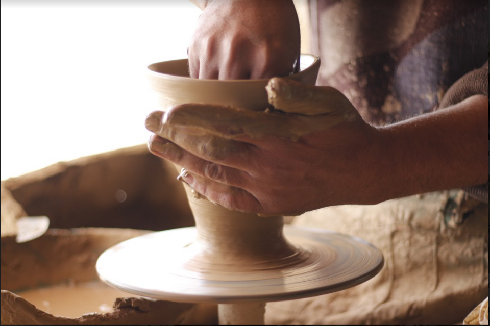 Turquoise Mountain is training artisans in the field of high-end traditional ceramics. Matin was one of their first graduates.
