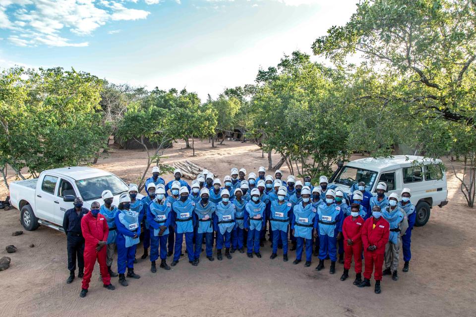 The APOPO team in Zimbabwe is working towards the goal of making the country mine-free by 2025.
