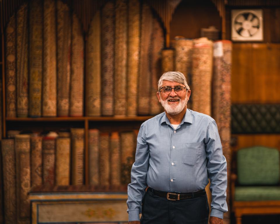 Rafiq Ahmad Shah exudes love for Kashmiri carpets despite the industry experiencing a major decline in the past three decades.