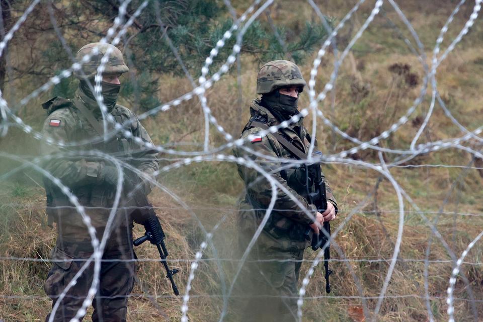 Poland has beefed up security at the border with Belarus.
