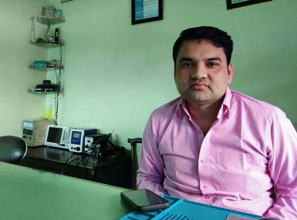 Taufiq Ahmad runs an auto repair shop in Gurgaon.