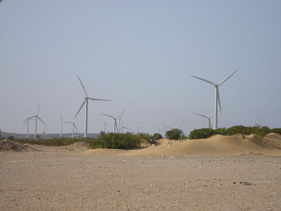 Morocco's Amogdoul Wind Farm operates in Essaouira, a city in the western part of the country on the Atlantic coast.