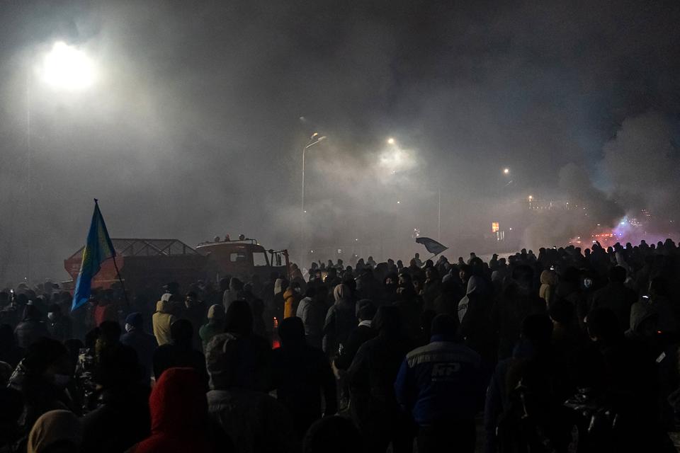 A state of emergency was declared in Almaty after a wave of fierce protests.
