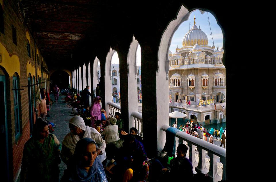 Sikh pilgrims from all over the world visit the shrine of Gurdwara Punja Sahib located in Pakistan.