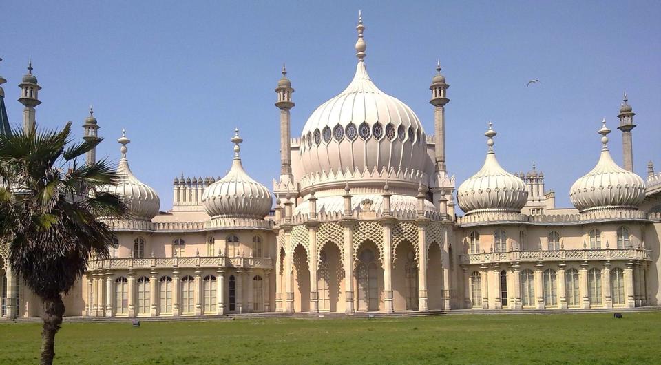 One of the most striking examples of Muslim-influenced architecture in Britain is the Brighton Pavilion.