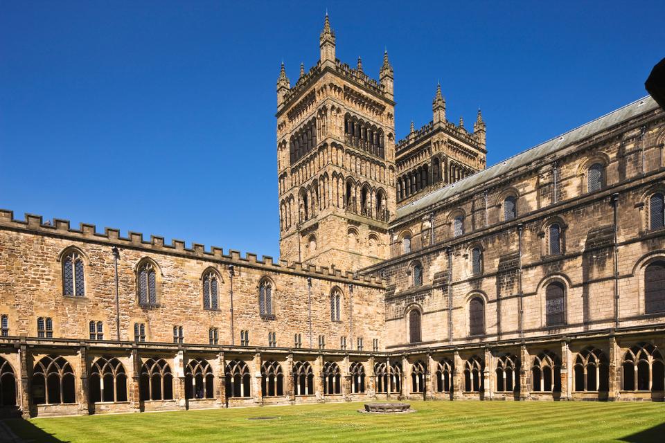 Durham Cathedral has elements of Andalusian architectural style with direct inspiration from the Jafiriyya Palace in Saragossa.