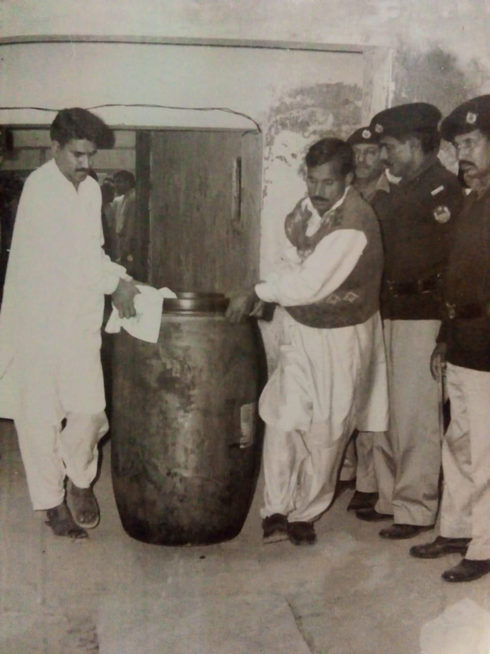 Police later recovered acid drums from Javed Iqbal's home.