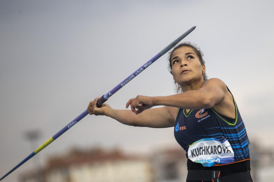 As part of the 5th Islamic Solidarity Games held in Konya, javelin throwing competitions were held.  Nargizahon Kuchkarova from Uzbekistan also participated in the competitions.  — Anatolian Agency