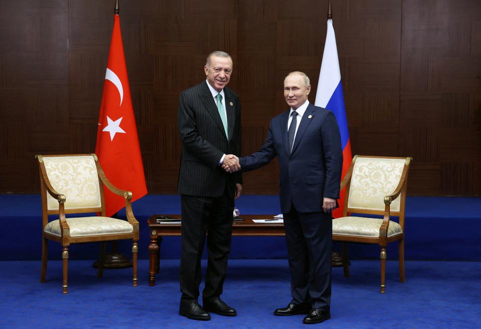 Russia's President Vladimir Putin and Türkiye's President Tayyip Erdogan meet from time to time. Erdogan has also kept close ties with Ukrainian President Volodymyr Zelenskyy.