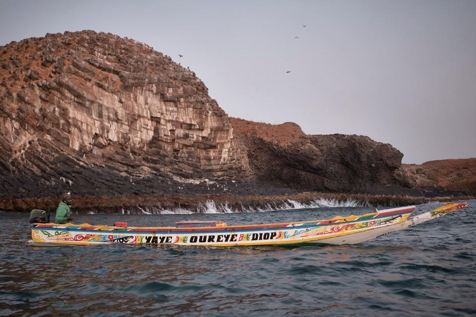 Foreign fishing vessels have been depleting Senegal's fish stocks and may risk ramming the small pirogues used for traditional fishing.