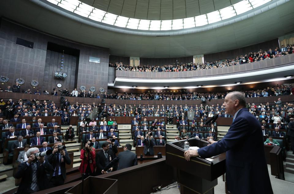 Erdogan delivered a speech to his ruling party Wednesday in which he recalled the day contemporary Türkiye held its first free election in 1950. That May 14 vote was won by Adnan Menderes.