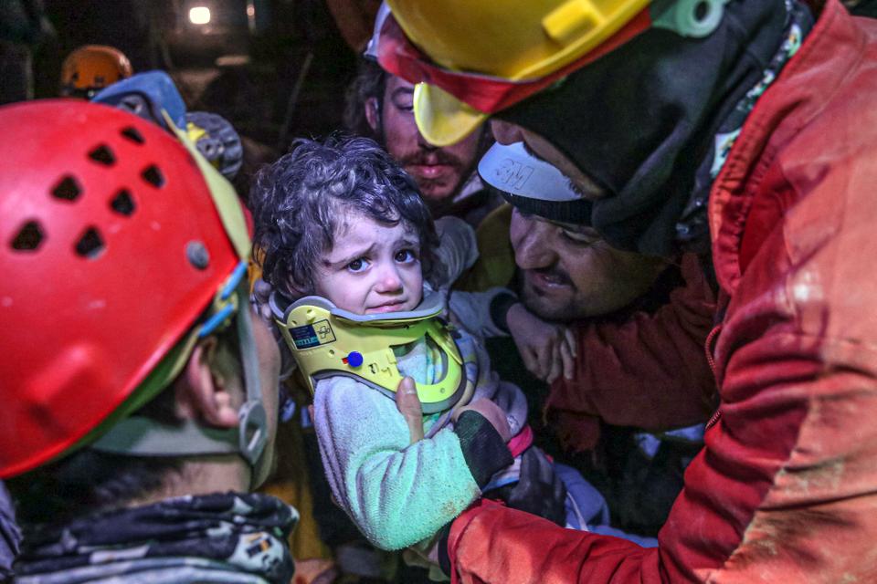 Two-year-old Vafe Sabha was pulled from rubble 44 hours after the monstrous Türkiye earthquakes that affected 10 provinces and Syria.