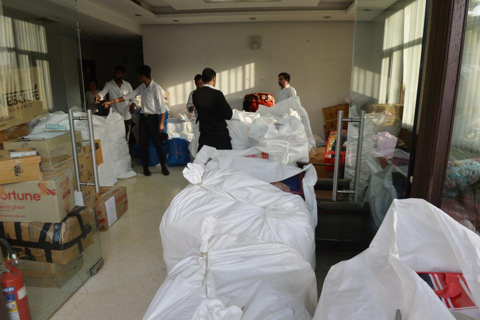 Volunteers from other parts of India, including in New Delhi, also collected food, clothing and monetary aid for the victims of the disaster in Türkiye and Syria.