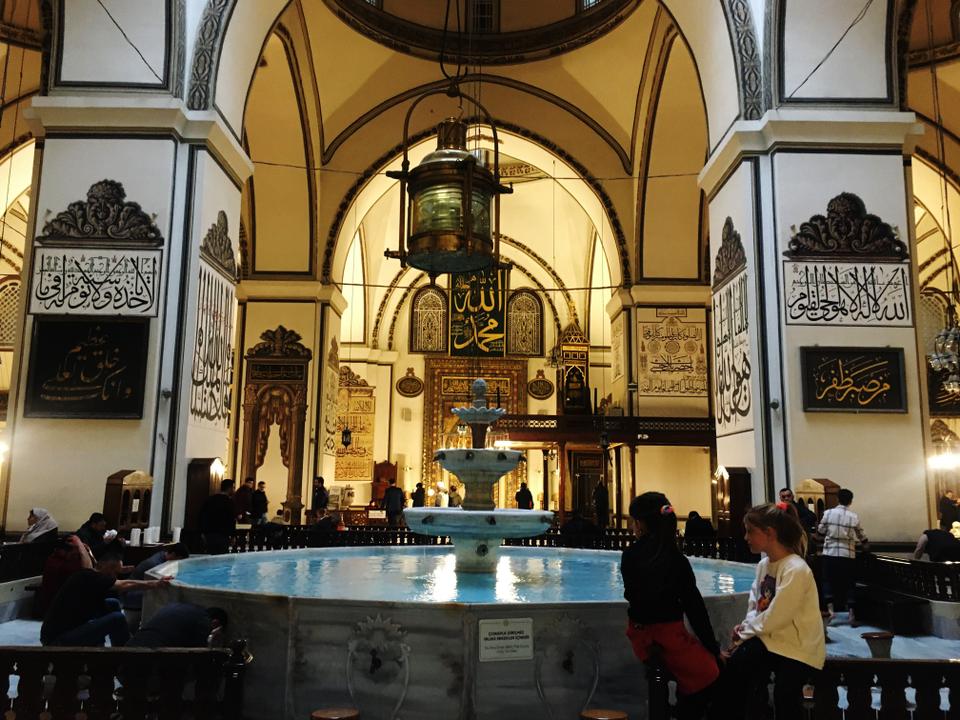 The Grand Mosque is one of the most prominent landmarks of Bursa.