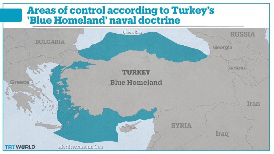 Turkey-Greece tensions: eastern Mediterranean claims in maps