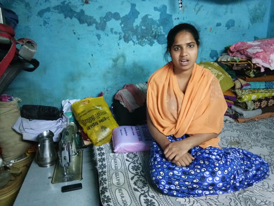 Hena Parwin was shaken as her tiny room was attacked and looted.