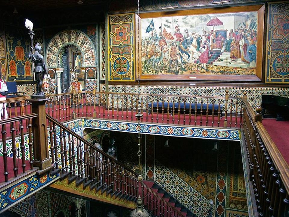 The elaborately eclectic Spanish Club in Iquique, Chile, dates to 1904.